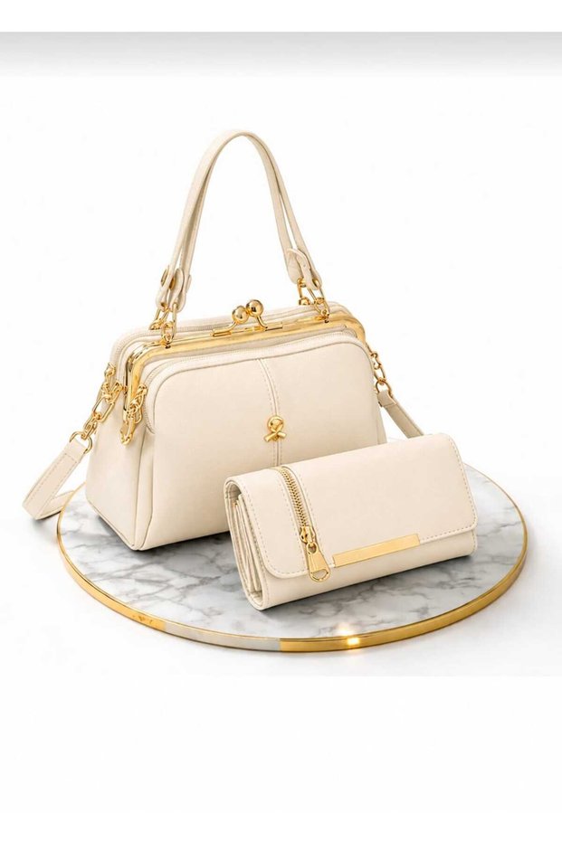 Modern Luxury Sports Women's Bag Si and Wallet Double Combination Set for Daily Stylish and Comfortable Use