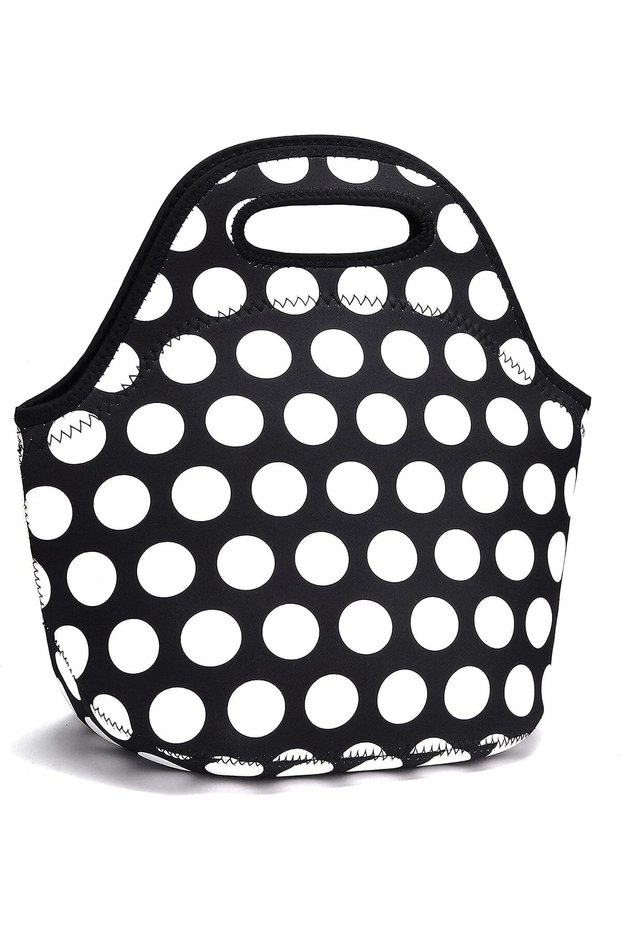 Silk Route - Insulated Neoprene Lunch Bag for Kids & Adults, Reusable & Washable Tote with Premium Stitching