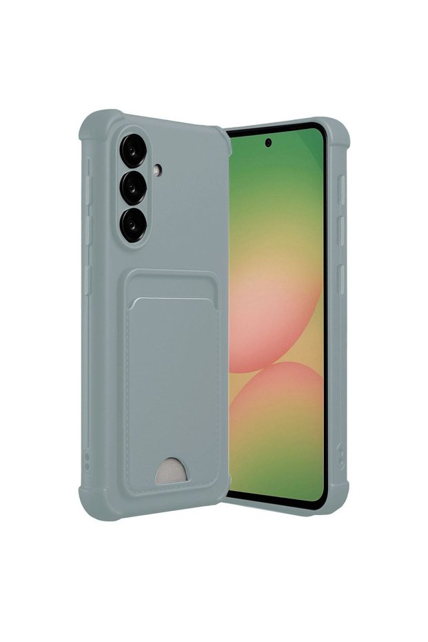 Samsung Galaxy A56 Case Kelvin Silicone with Business Card - Light Green
