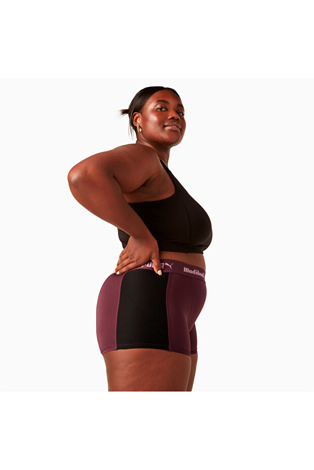 Women x Modibodi Active Boyshort (Moderate-Heavy) - Blue