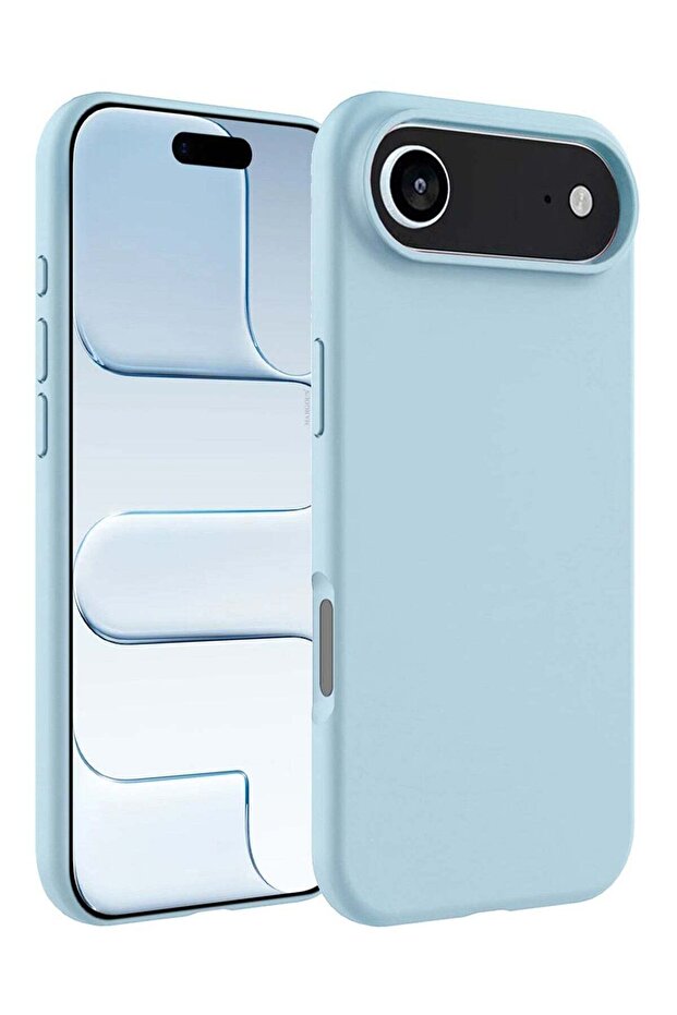 Liquid Silicone Protective Phone Case for iPhone 17 Air, Soft Anti-Scratch Microfiber Lining