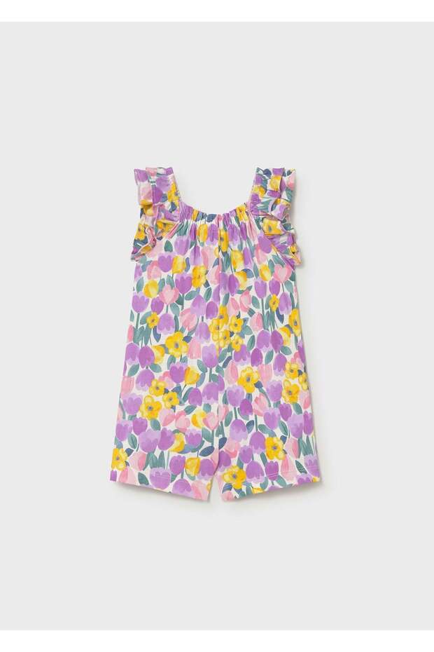 Baby Girl Shorts Salopet Purple