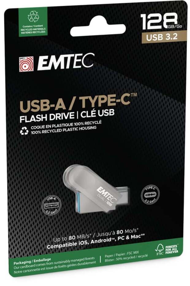 USB3.2 Type-C Dual D280 128GB - 3