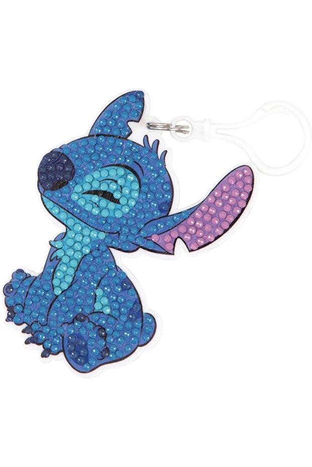 Stitch, Crystal Art Backpack Charm Kit