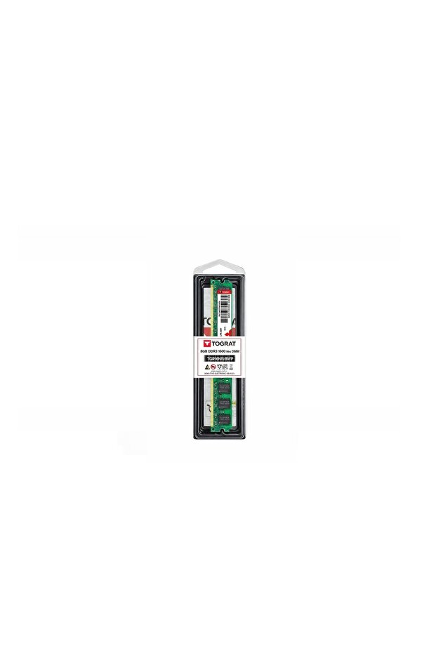 Tograt 8Gb Ddr3 1600Mhz Desktop Ram 1.5V - Tgr16N11/8Wp