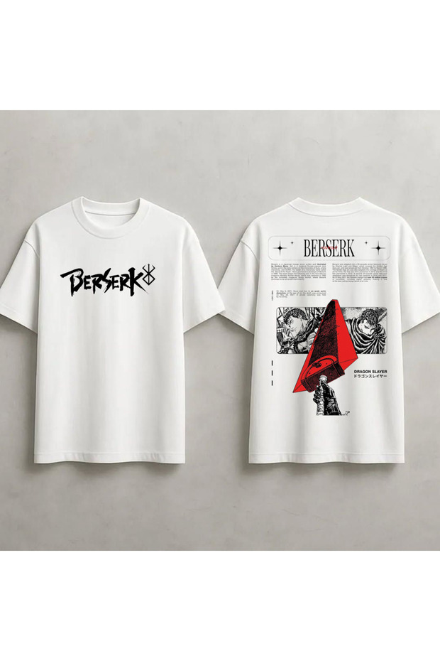 Berserk Printed Unisex 100% Cotton Oversize T-Shirt
