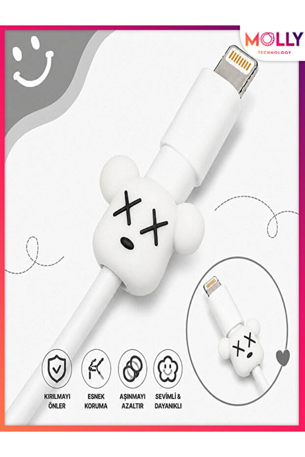 Figured Silicone Cable Protector – Cute Device to Prevent Cable Breakage