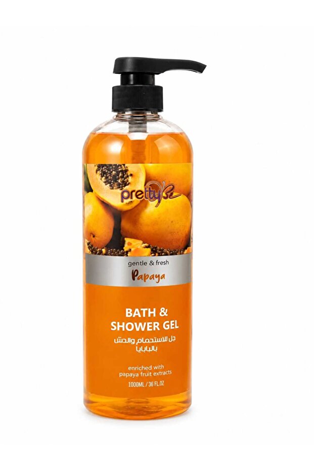 -BATH & SHOWER GEL PAPAYA EXTRACTS-1000ML