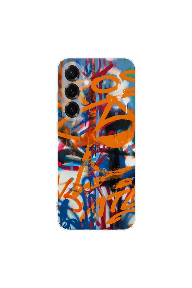 Samsung Galaxy S25 Plus Compatible Graffiti 2 Design Transparent Case
