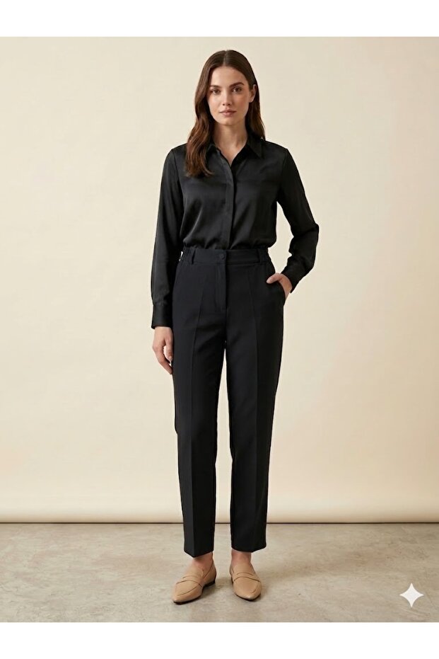 Ercan Akdeni̇z Elastic Waist Trousers 5019