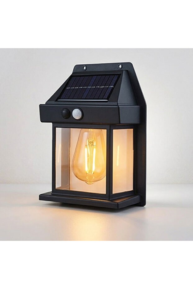 Solar Wall Light BK-888 with Motion Sensor and Rechargeable Battery