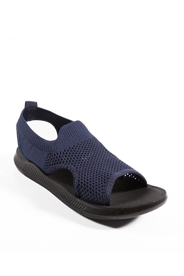 Sandale dama Albastre din material textil EOIU - 5