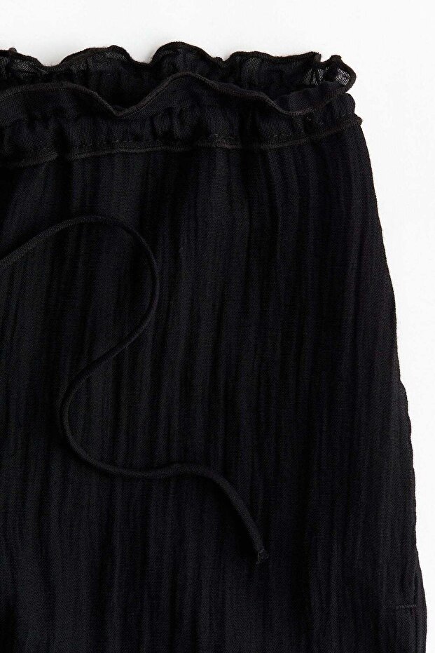Balloon drawstring trousers - 2
