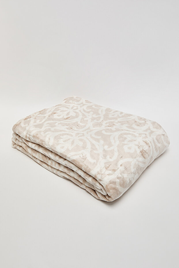 Patterned Double Blanket - 200X220 CM
