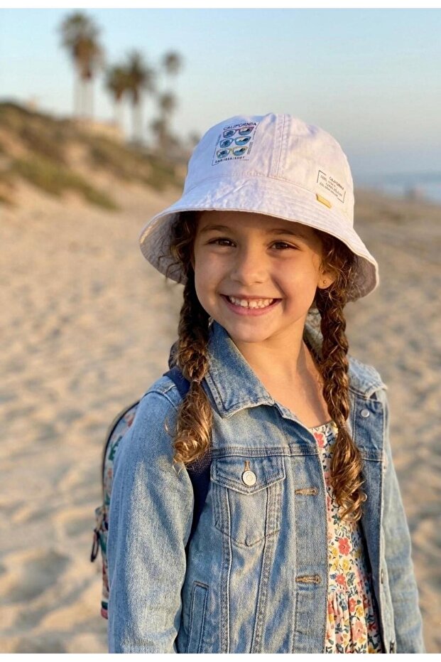Kitti 100% Cotton Girls' Summer Fedora Hat (4-8 Years) 25260-04