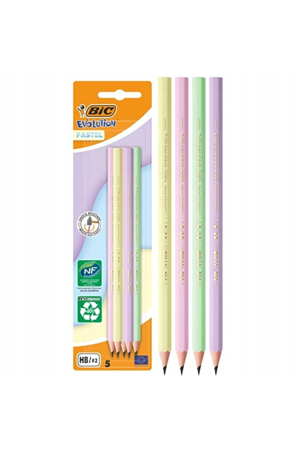 Evol Pencil Lead Pastel Color Hb - 5 Units