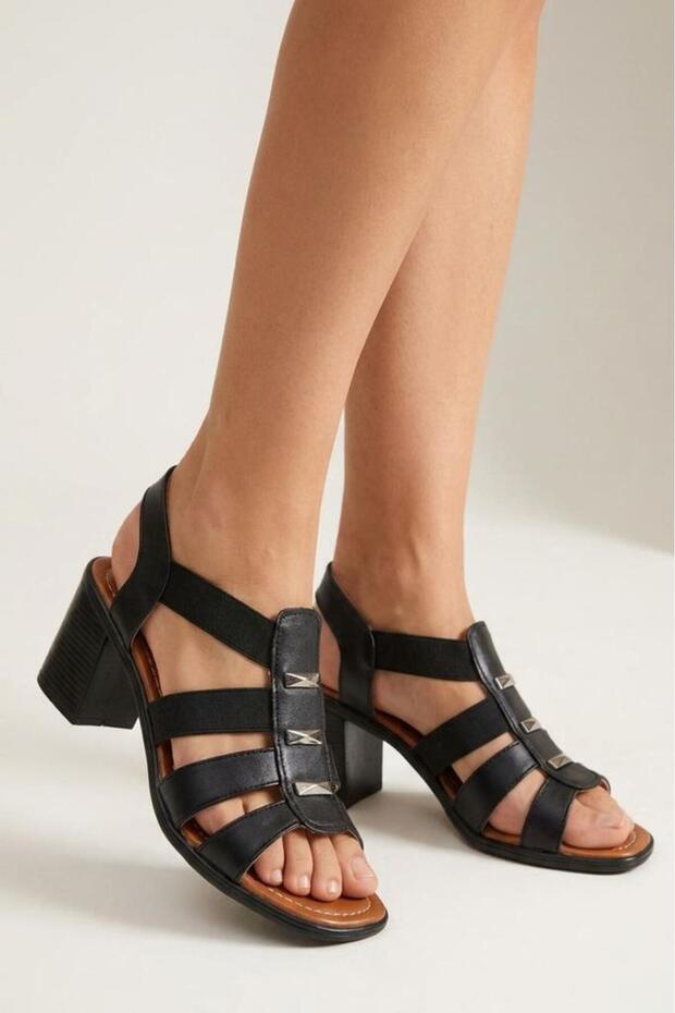 Mdzn 03515 Women's Heeled Daily Sandals