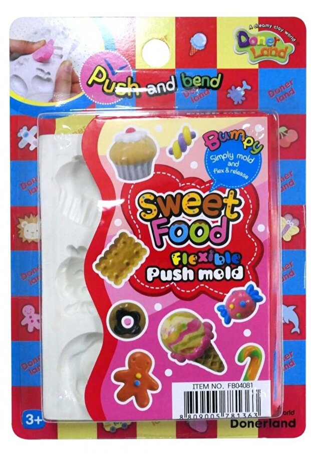 Flexible Molds for Modeling Dough - Candy
