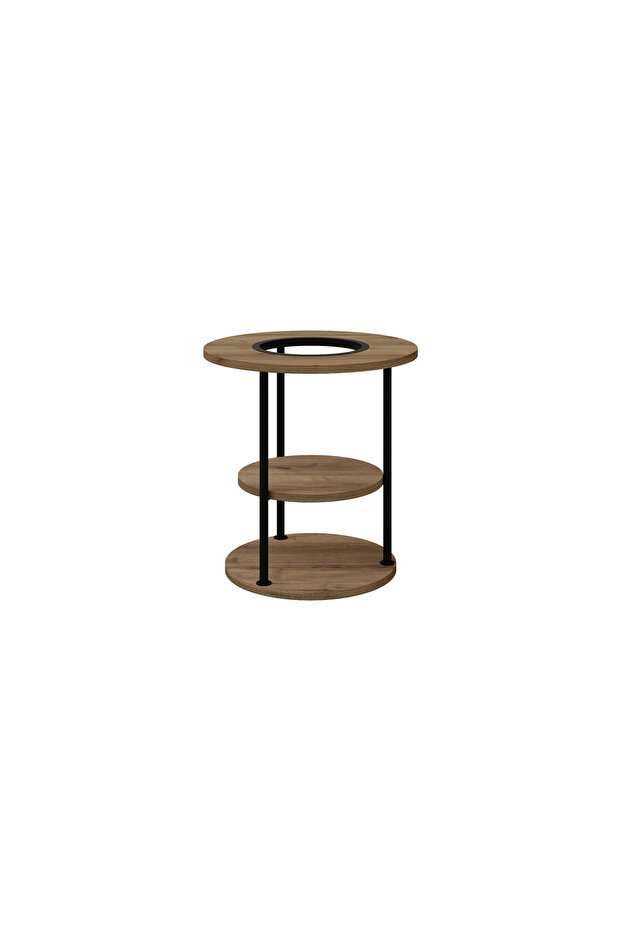 Grove Plant Stand with Storage Shelf 50cm W - Brown M.SH.29077.5