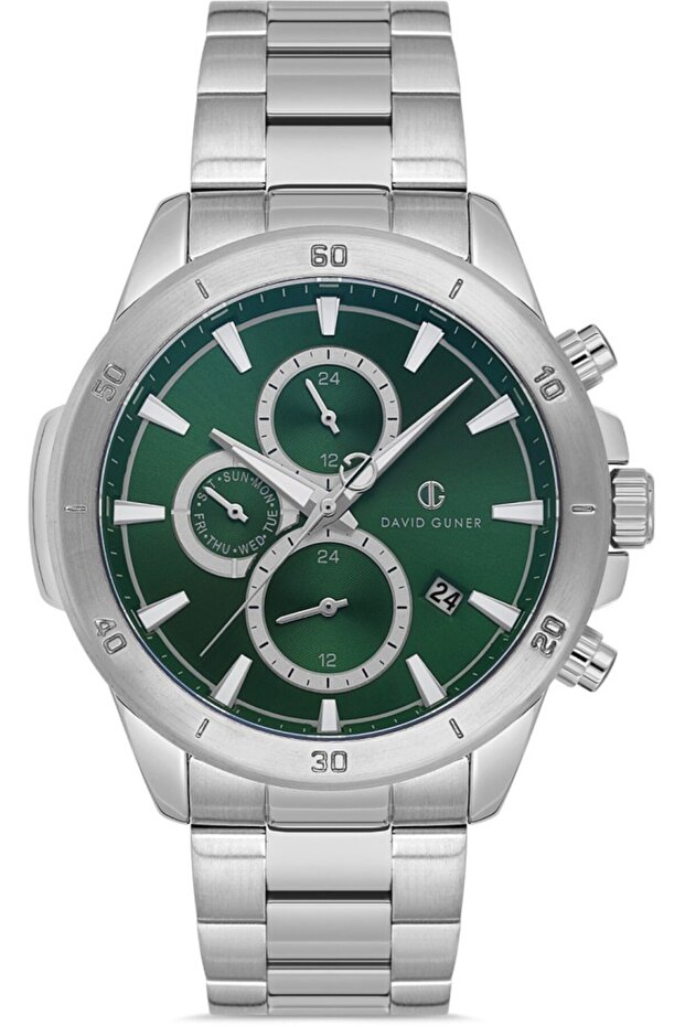Dg-8742Ga-A10 Functions Active Calendar 3 Atm Water Resistant Metallic Color Men's Wristwatch