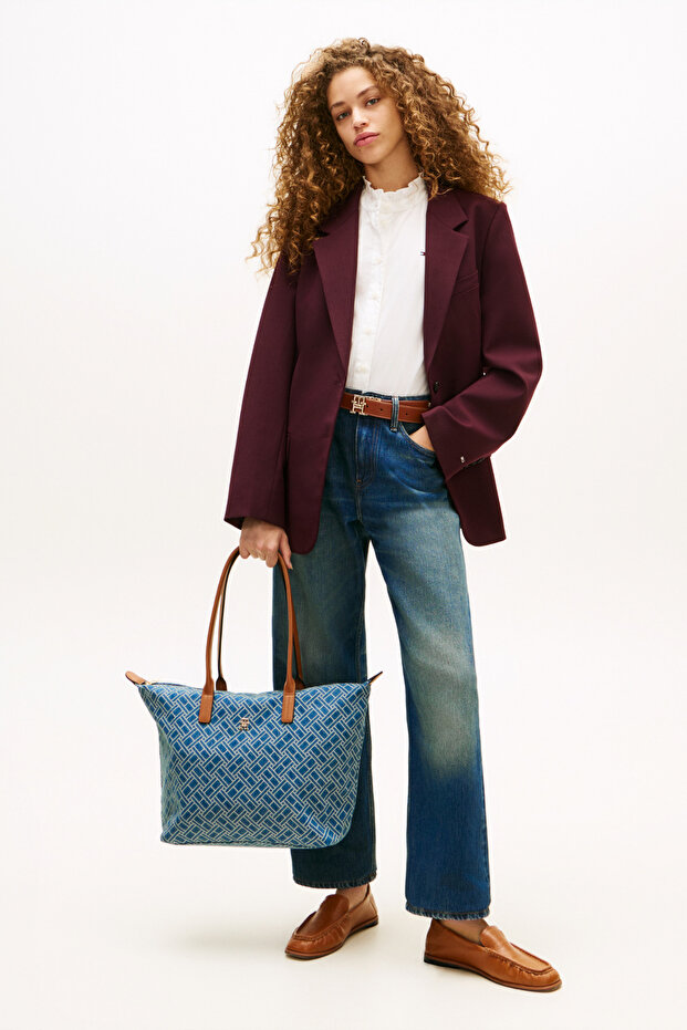 Popette Tote Denim Flag Women's Blue Bag