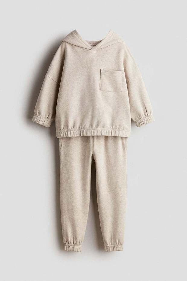 2-piece cotton sweatshirt set