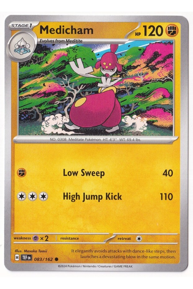 Medicham 083/162 - Temporal Forces - Card (Mint)