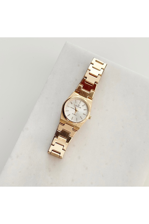 Dulo Gold Watch White - 2