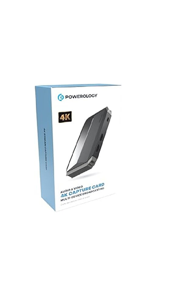 Audio & Video 4K Capture Card Multi-Device Broadcasting Gray