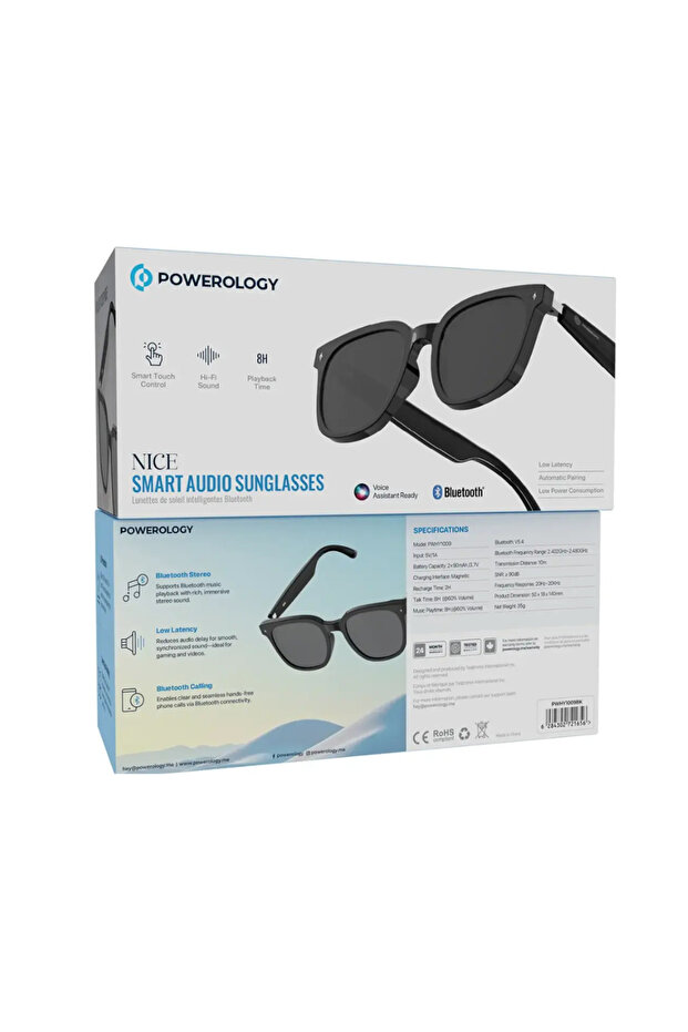 Nice Smart Audio Sunglasses Black
