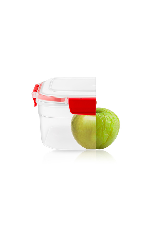 حاوية تخزين محكمة الإغلاق 3400 مل مستطيلة الشكل - 5