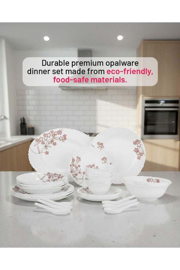 33 Pieces Opalware Dinner Set - 2