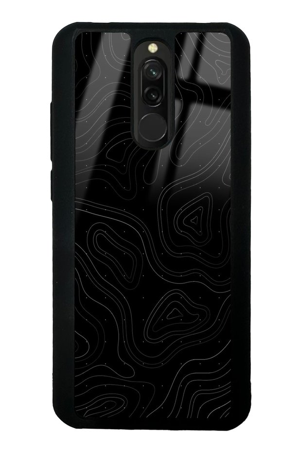 Xiaomi Redmi 8 Glossy Phone Case with Topo-Point Design