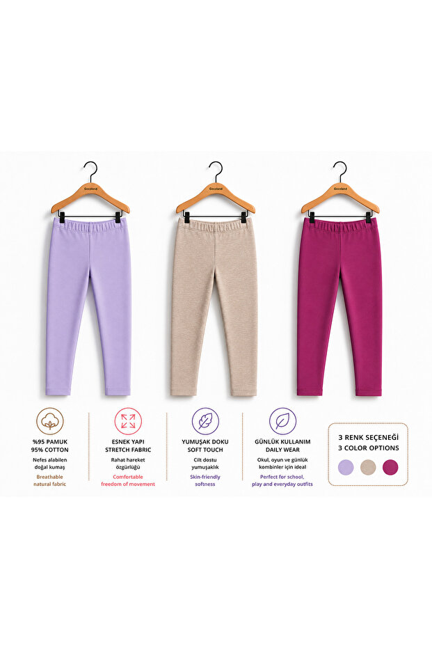 Girl's Cotton Tights