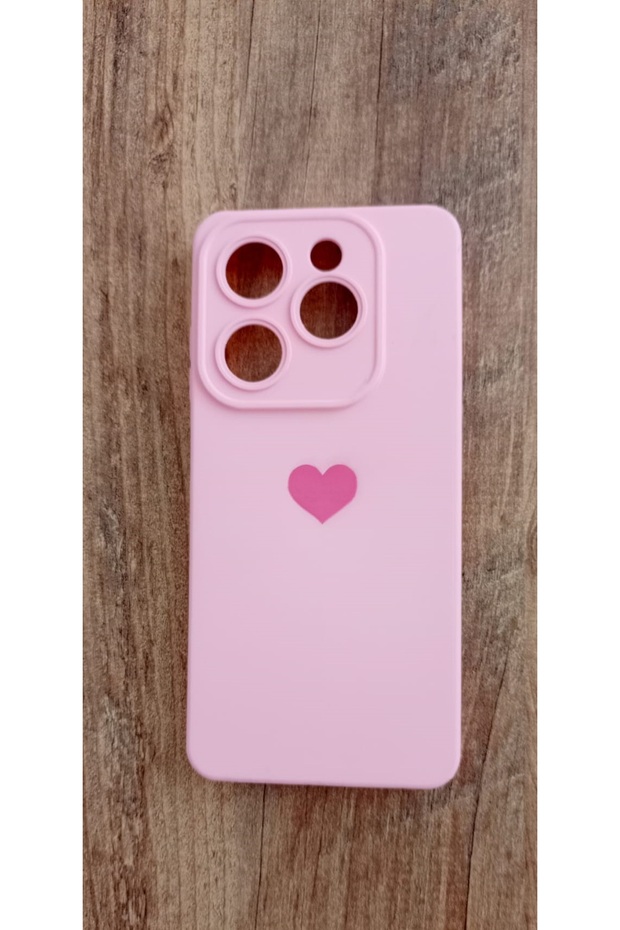 Tecno Spark 20 Heart Printed Velvet Inside Silicone Phone Case Cover (Kj5N)