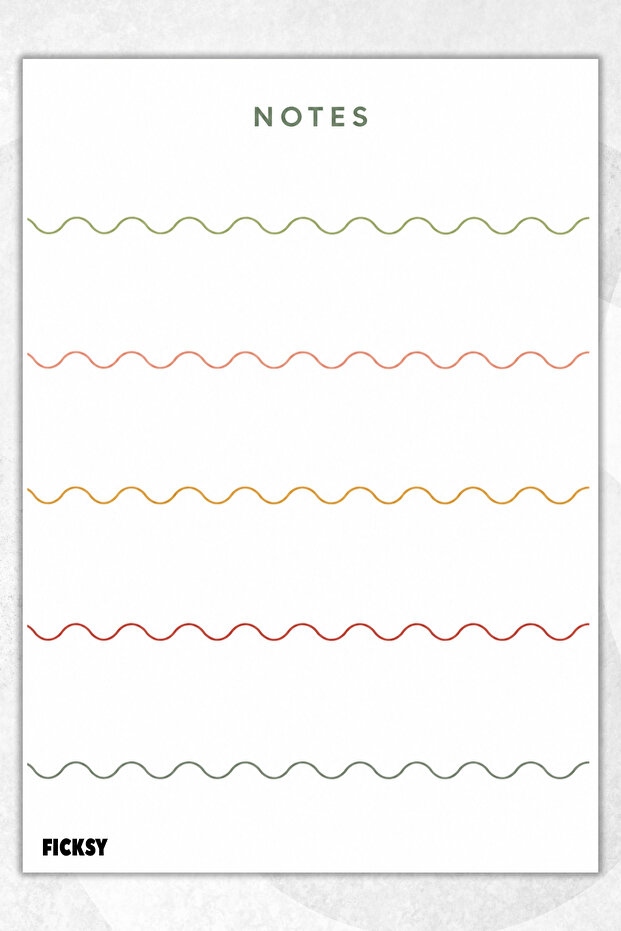 A5 Notepad Unlined Notebook - 50 Sheets - Memopad - Notepad - Notepad - Note Paper - 1
