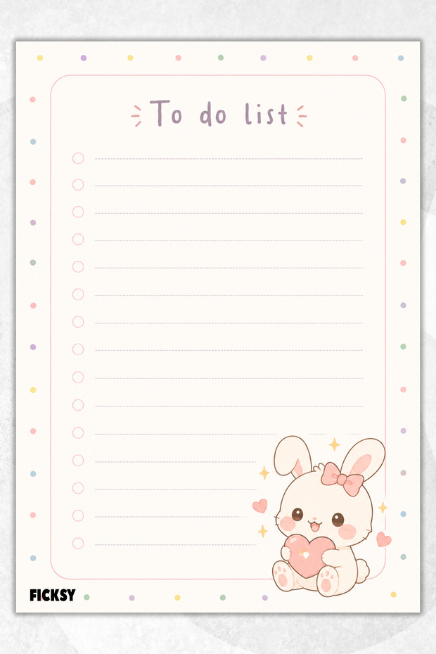 To-Do List - A5 - 50 Pages - to Do List - Checklist - Check List - Planner