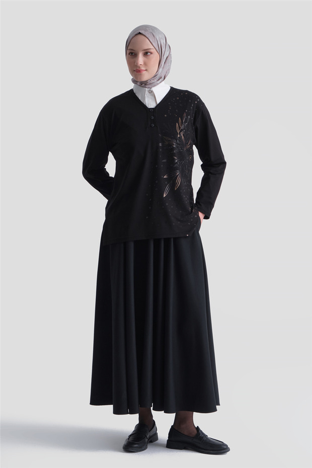 Combed black - 1