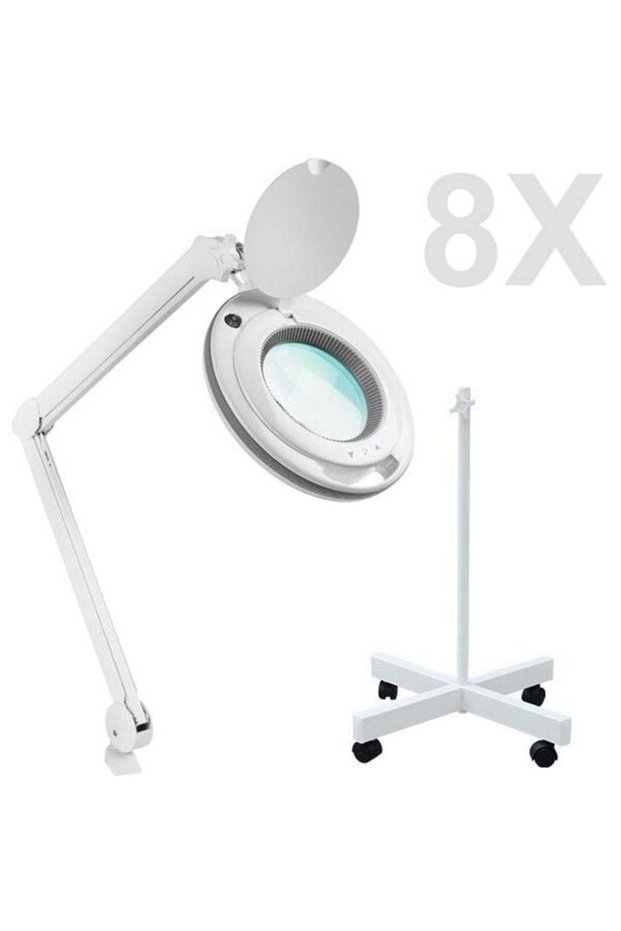 6017 Stand Magnifying Glass with Adjustable Light Level (8X)