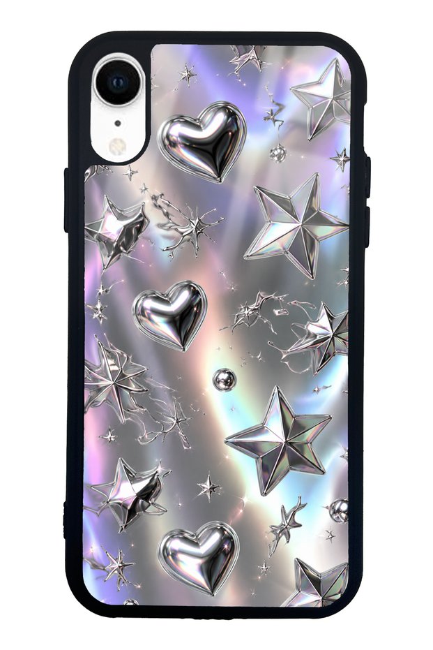 iPhone Xr Chrome Star Dream Design Glossy Phone Case