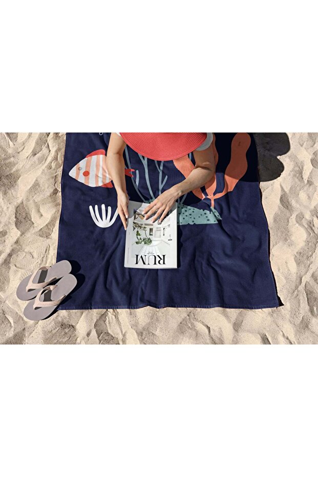 Blue Ocean Beach Towel