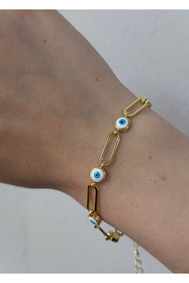 Nova Oval&Nazar Bracelet 16+5 cm