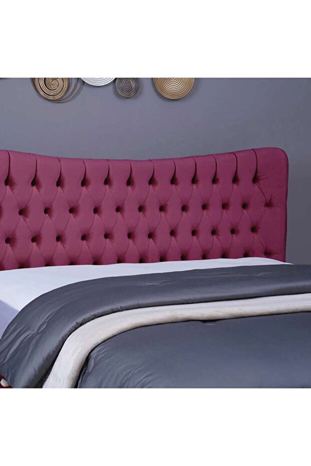 MARS HEADBOARD VELVET PINK L-180 : H-125 CM