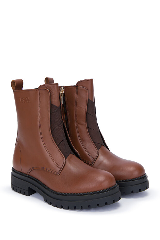 Women's Tan Boots 50258210-Vr099