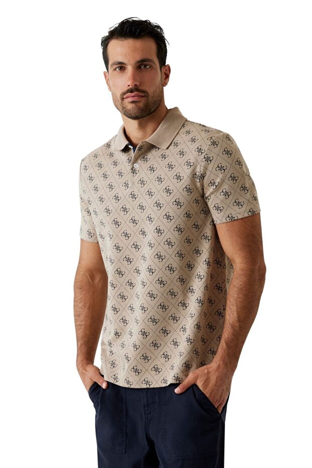 Tricou bărbătesc bej