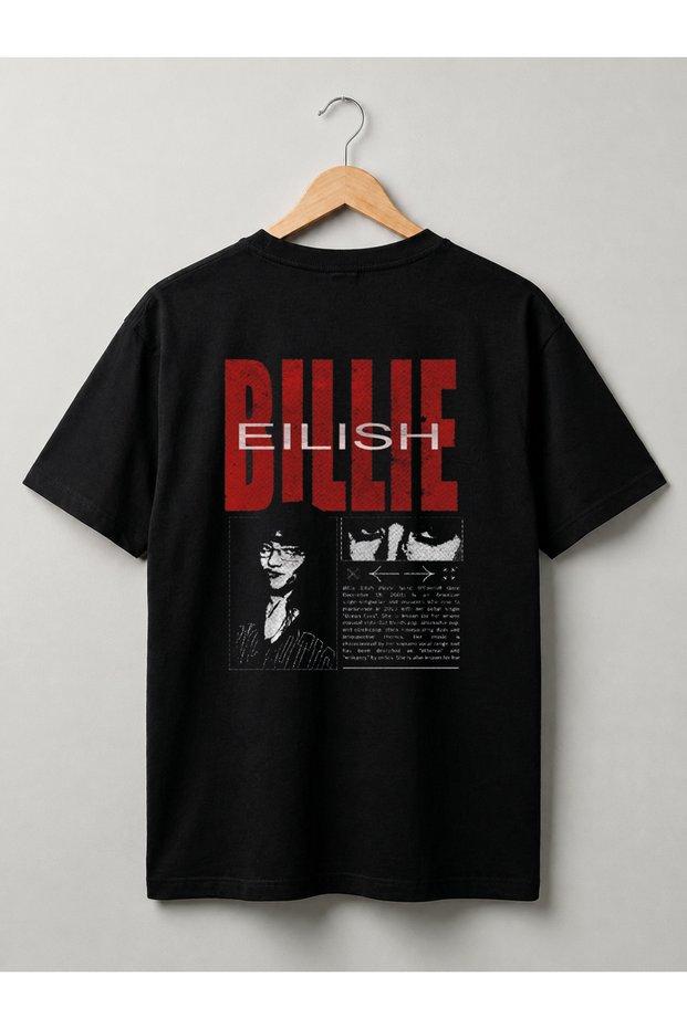 Billie Eilish Designed Unisex High Print Quality 100% Cotton T-Shirt
