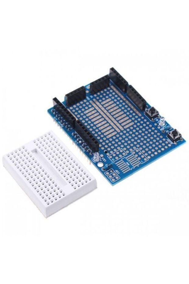 2A28 Prototype Shield with Mini Breadboard