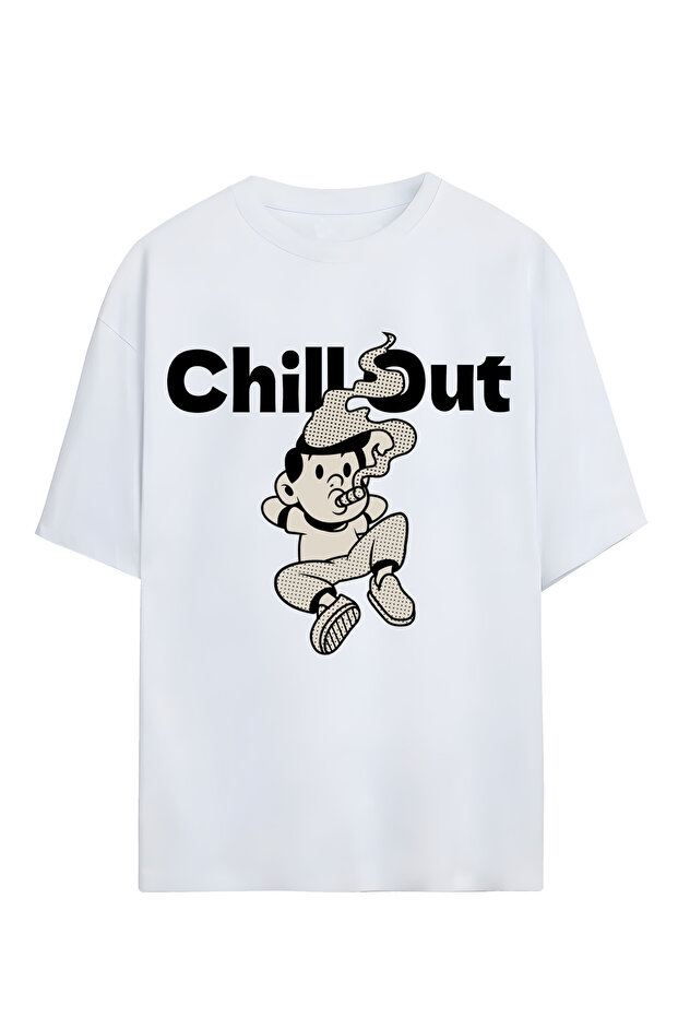 Printed Unisex 100% Cotton Oversize T-Shirt