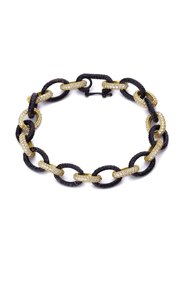 Black Matte Chain Bracelet