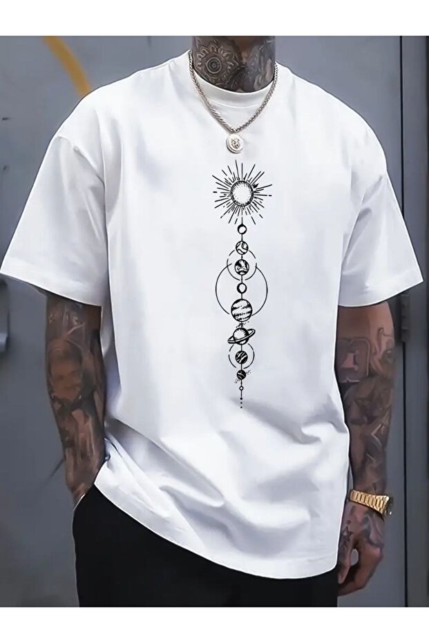 Unisex Printed oversized T-shirt